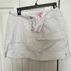 Size 6 Lilly Pulitzer white skirt